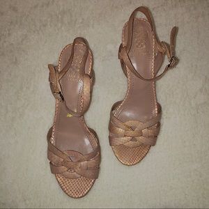 Vince Camuto Rose Gold Sandals